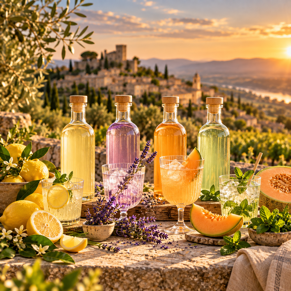 Quel sirop de Provence choisir ? Citron, lavande, melon, menthe…
