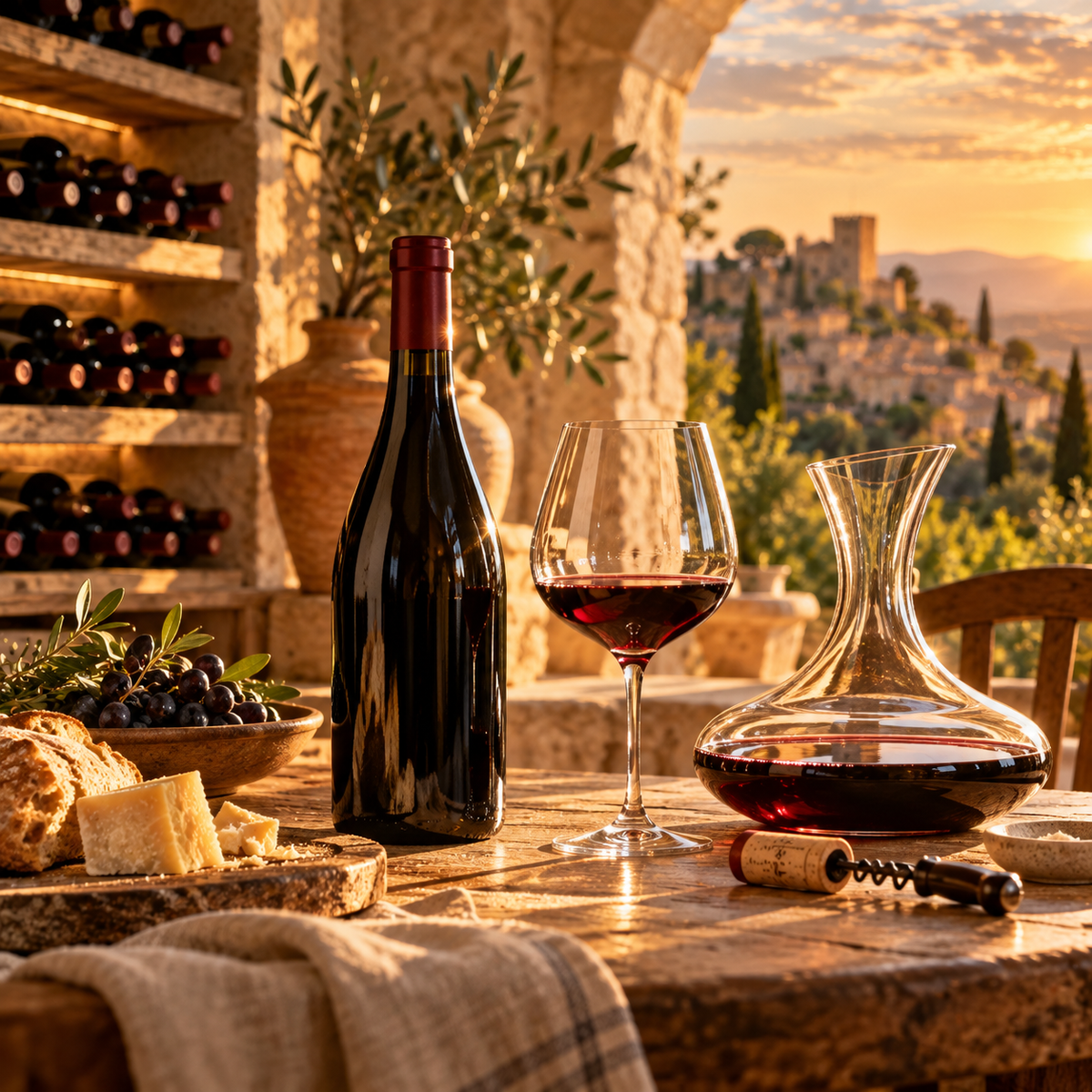 Comment conserver et servir un Châteauneuf-du-Pape ?