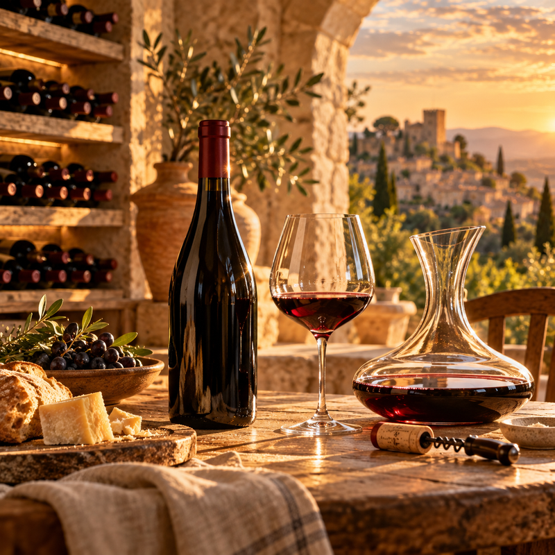 Comment conserver et servir un Châteauneuf-du-Pape ?