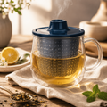 KINTO UNITEA UniMug Bleu – Tasse à thé avec infuseur 350 ml KINTO