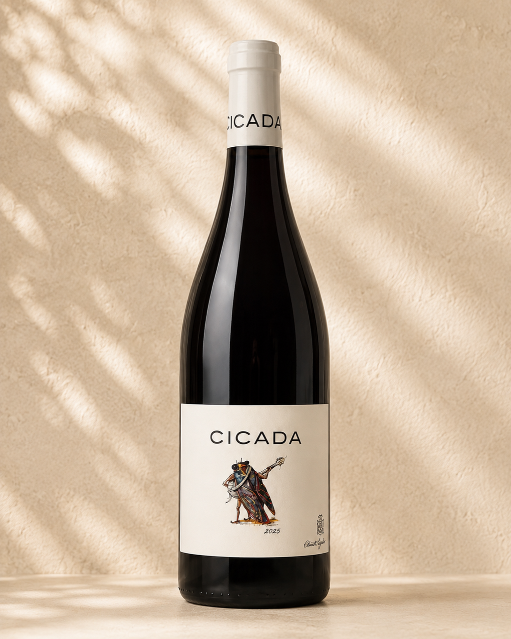 Cicada Rouge 2025 – Vin de France du Domaine Chante Cigale, bouteille vue de face