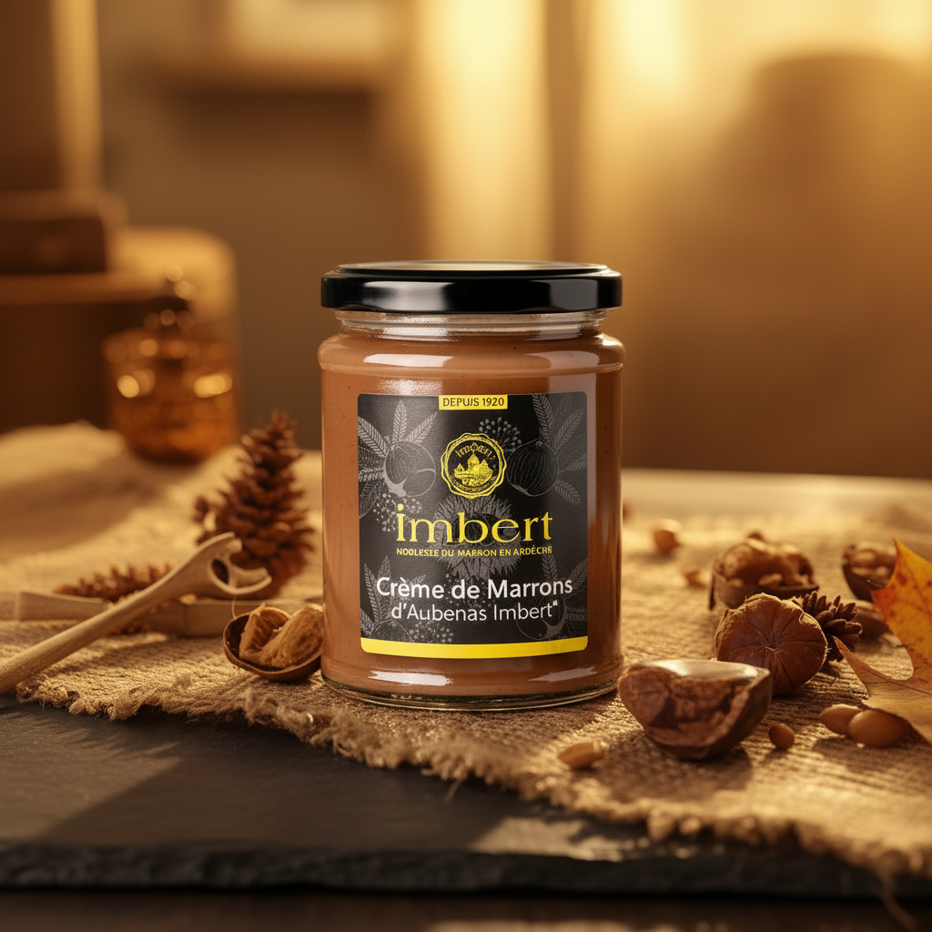 Pote de creme de castanha 350 grs Maison Molinet