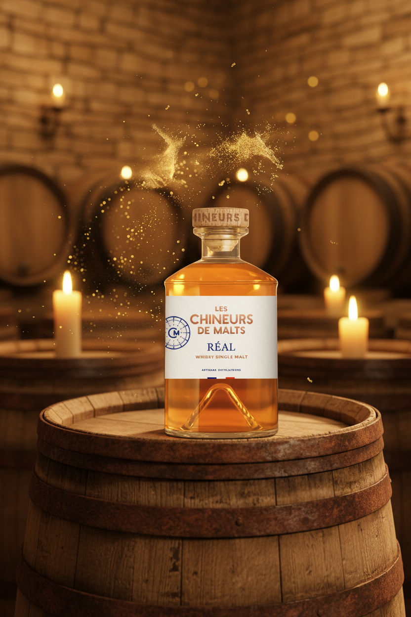 Réal 001 – Whisky Single Malt Français 46 % – 50 cl Maison Molinet