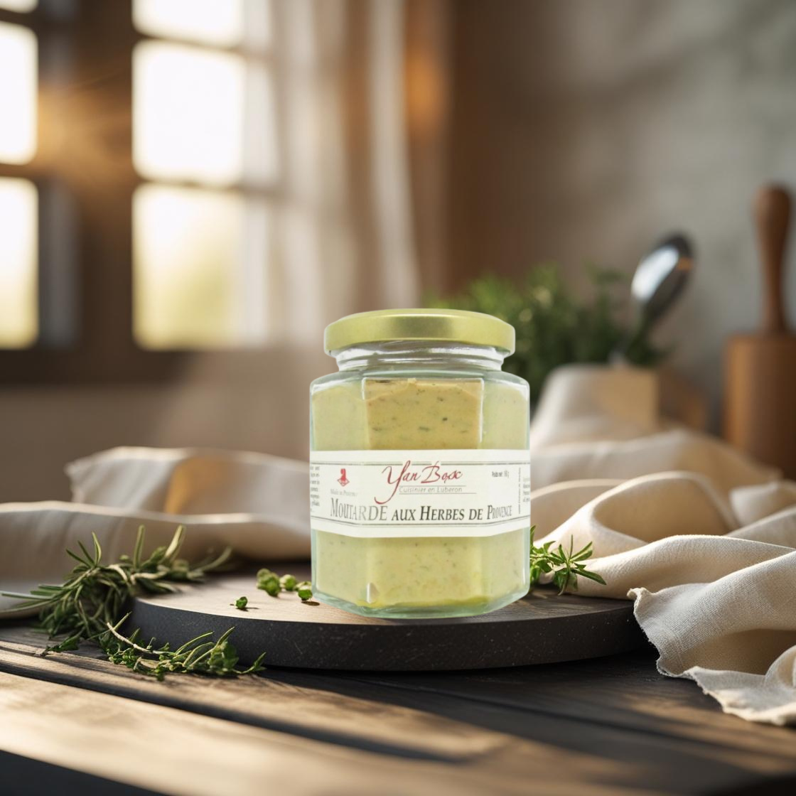 Mostarda com Ervas da Provença – 180g Maison Molinet
