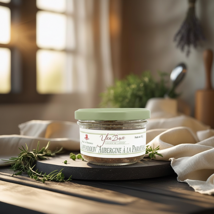Tapenade de beringela e parmesão Maison Molinet