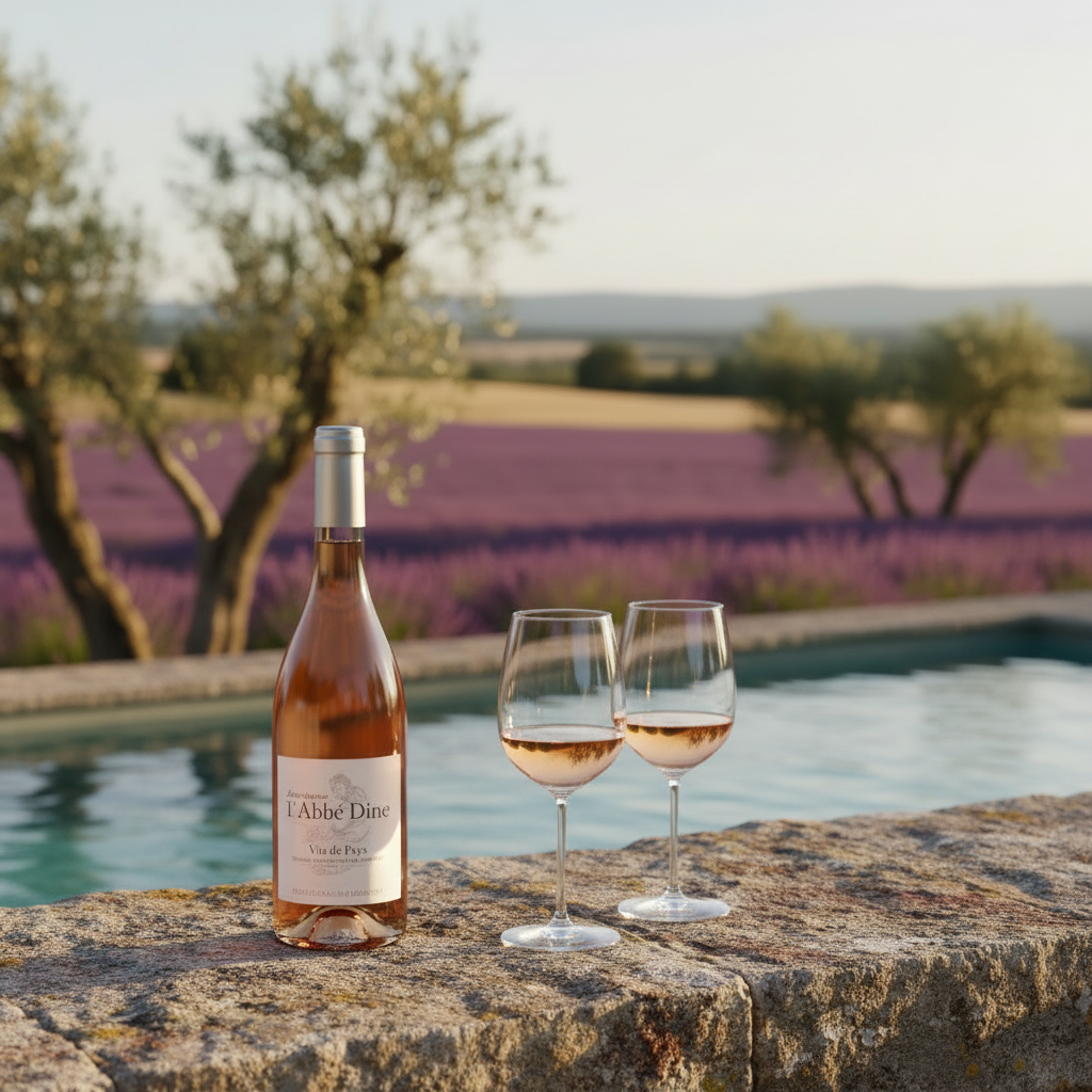 Vin de Pays Rosé 2025 – Domaine l’Abbé Dîne – Maison Molinet