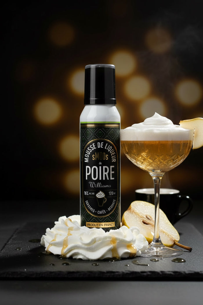 Espuma de licor de pêra Williams 120ml 16% Maison Molinet