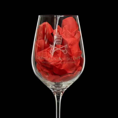 Châteauneuf-du-Pape vidro serigrafado 35 cl - Maison Molinet
