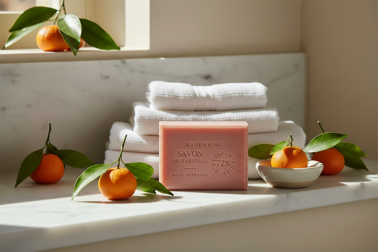 Savon de Marseille “Mandarine” – 100 g Maison Molinet