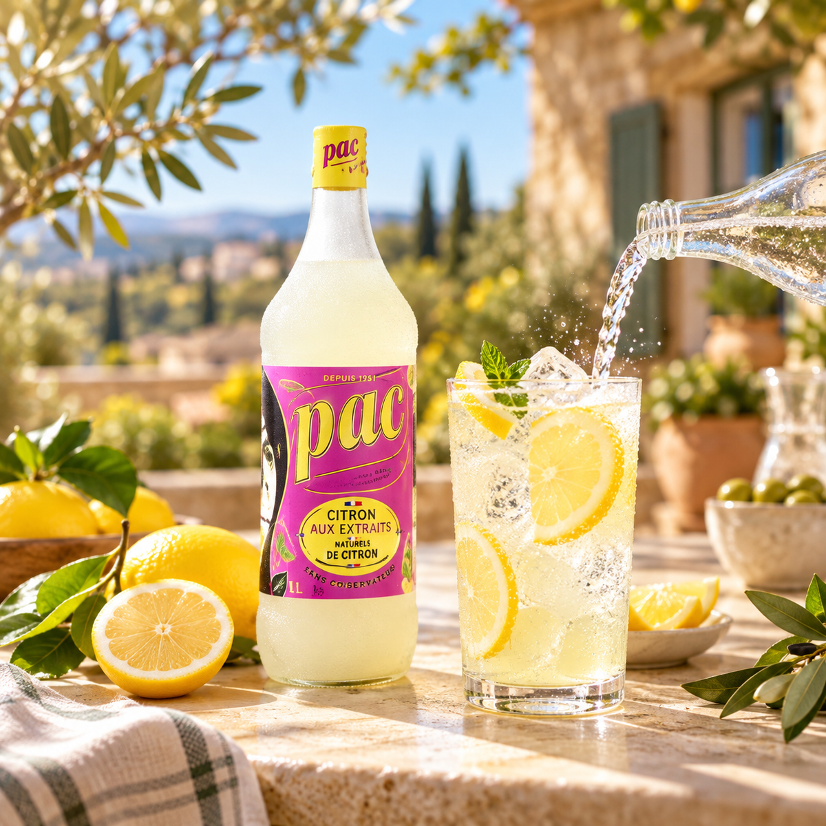 Pac Citron – Sirop Citron Provençal 1 L Maison Molinet