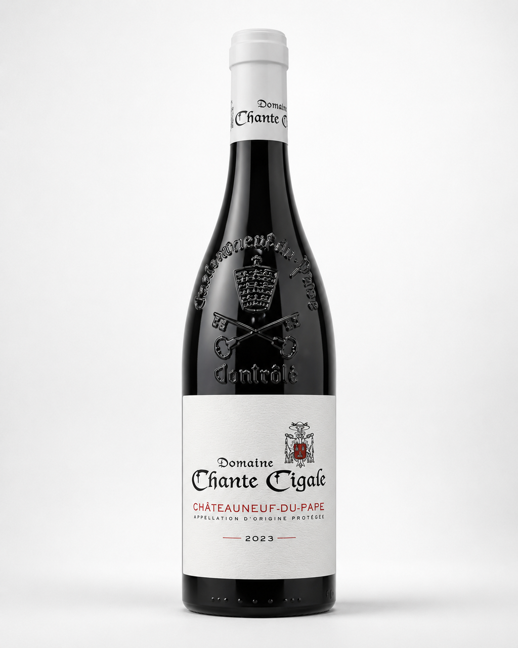 Domaine Chante Cigale Châteauneuf-du-Pape rouge 2023 bio – bouteille face