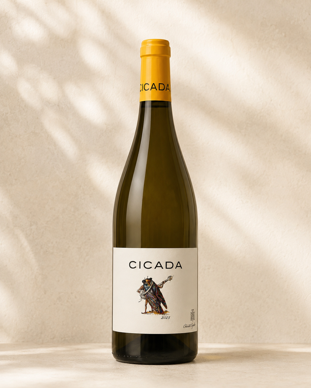 Cicada Blanc 2025 Vin de France Domaine Chante Cigale – bouteille vue de face