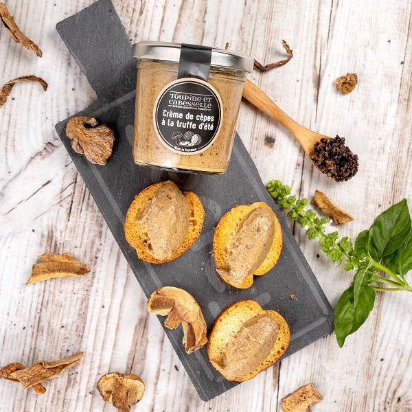 Creme de cogumelos porcini com trufas de verão – Pasta gourmet 90 g Maison Molinet
