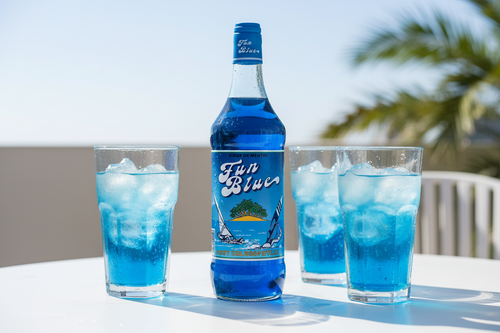 Divertido Xarope Azul – Frasco de 1 L Maison Molinet