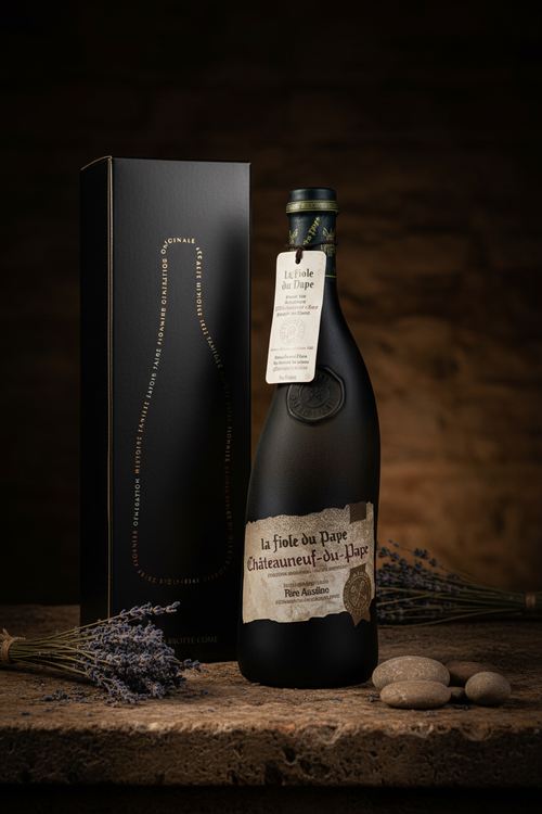 Frasco do Papa – Châteauneuf-du-Pape Vermelho com Estojo
