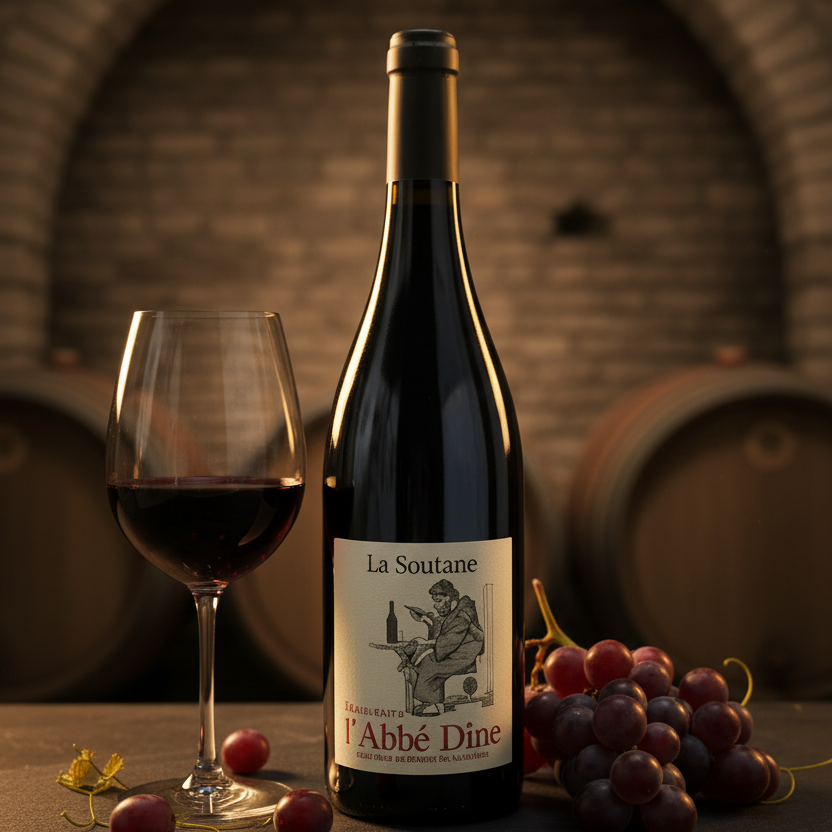 Domaine L’Abbé-Dîne · La Soutane 2024 • Vin de Pays Rouge (75 cl) Maison Molinet