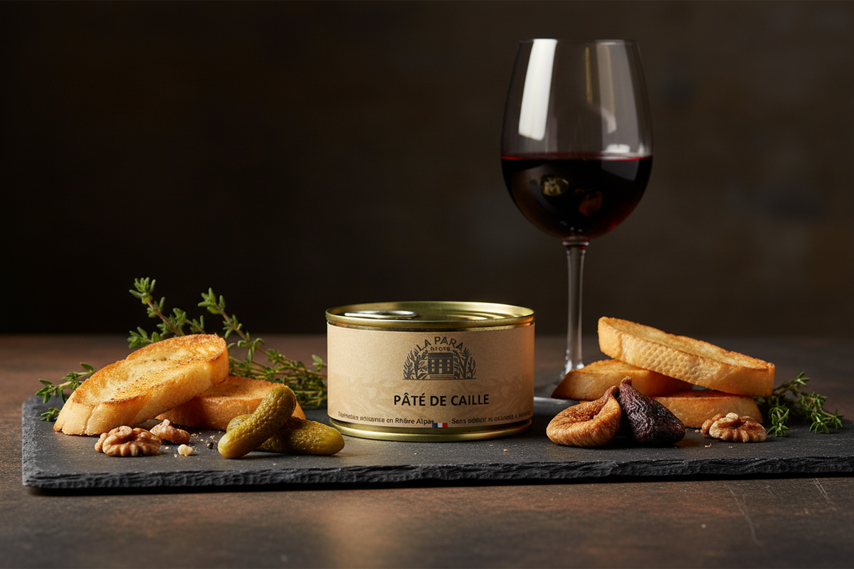 Patê de codorniz – 130 g Maison Molinet