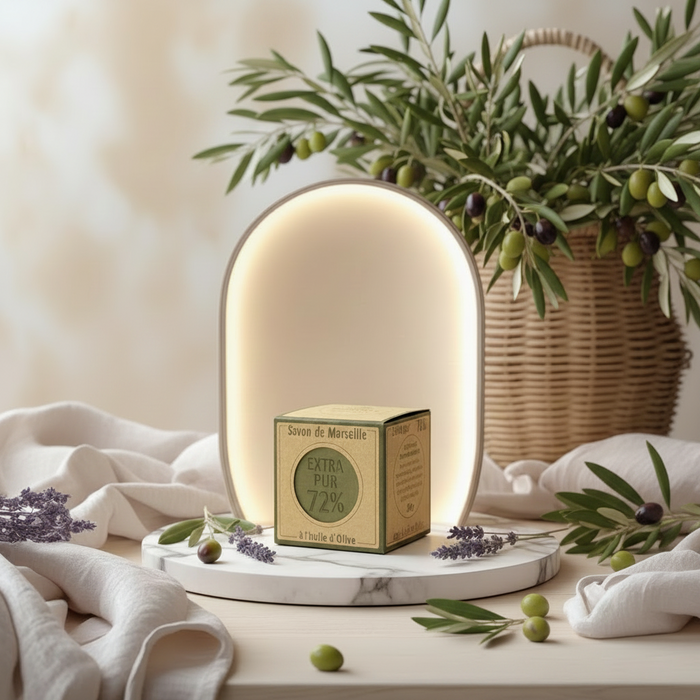 Sabonete Marselha Extra Puro 72% Azeitona – Cubo 300g Maison Molinet