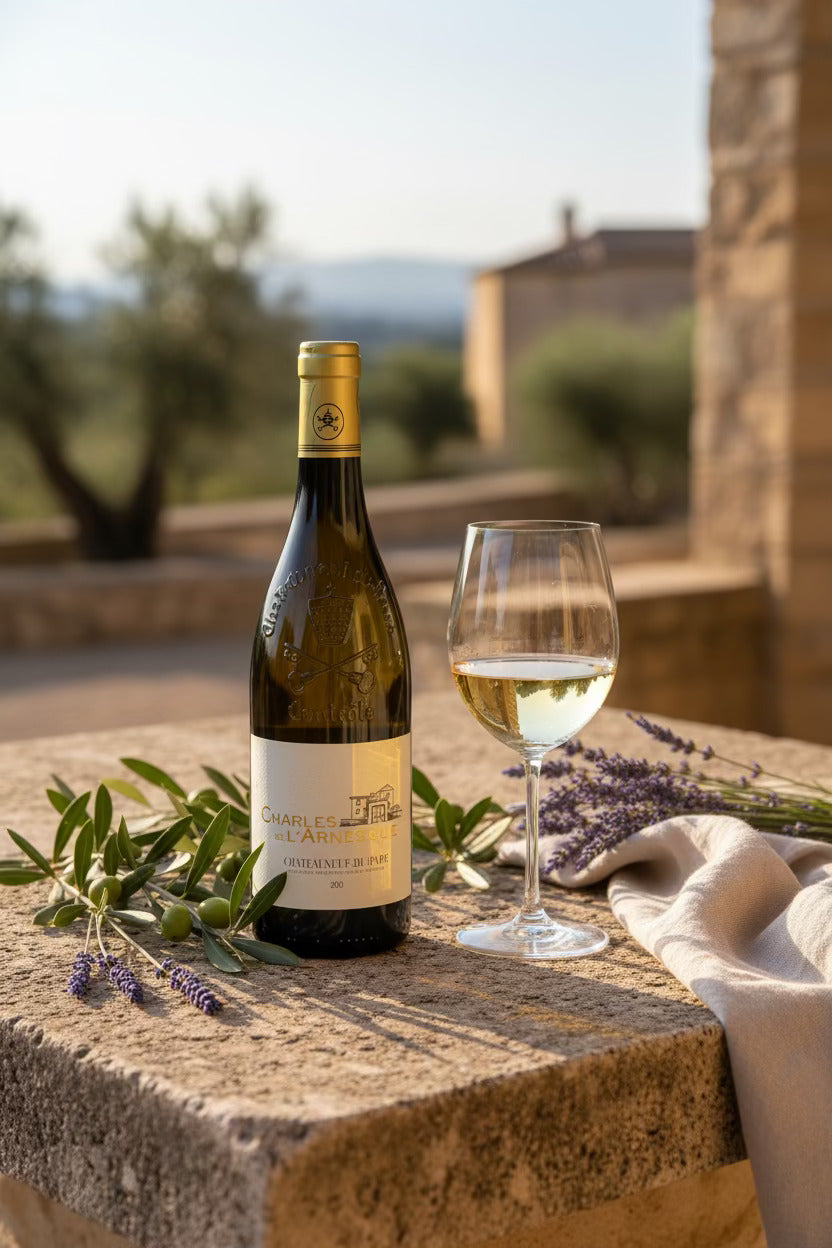 Vin Blanc Charles de l'Arnesque 2023 – Châteauneuf-du-Pape Charles de l'Arnesque